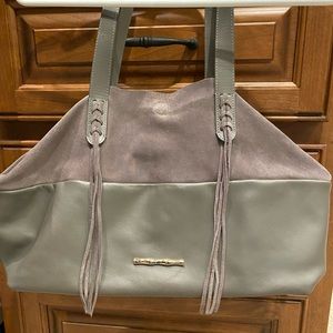 Luxury designer Elaine Turner Leather fringe tote